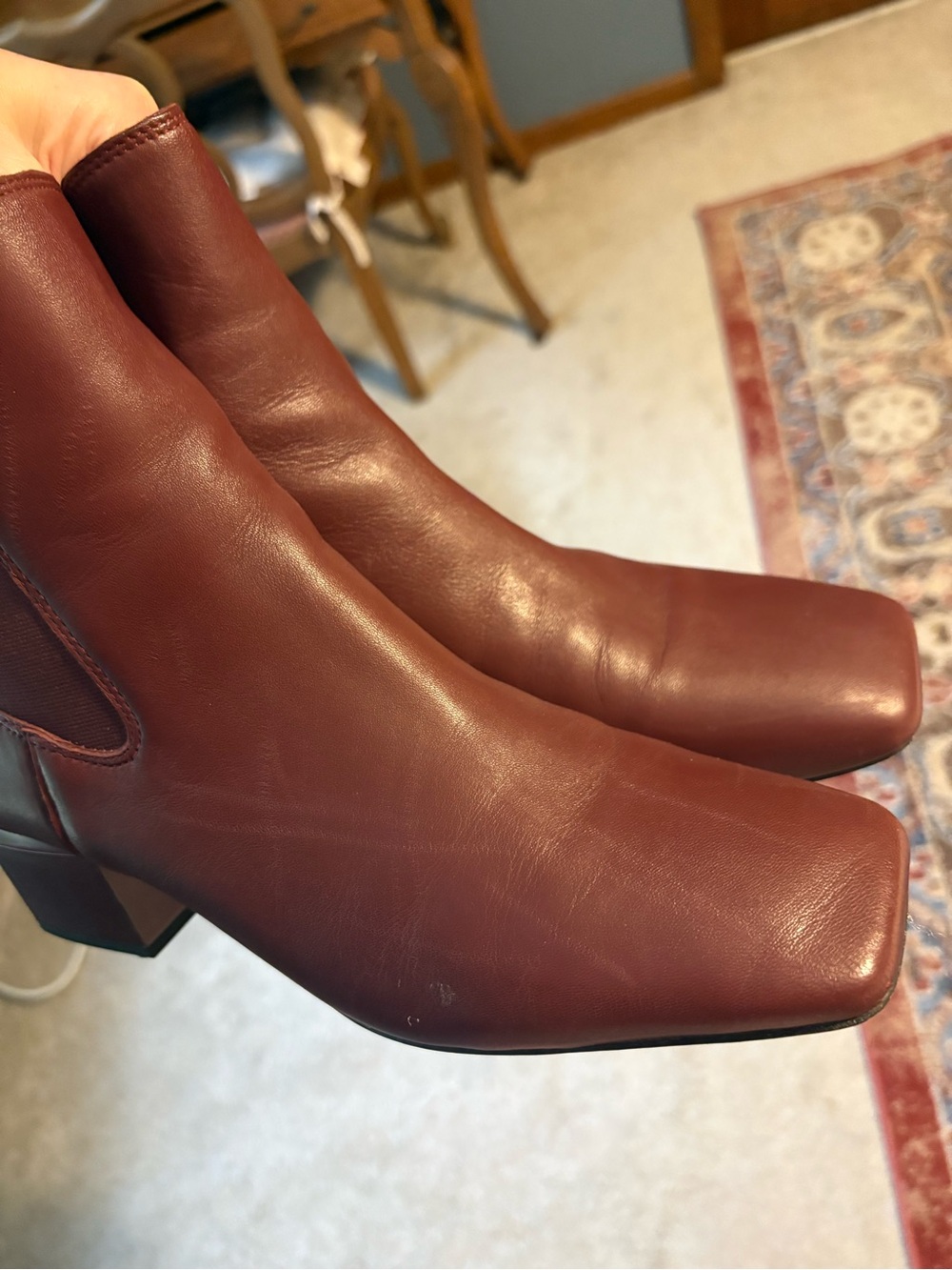 Square toe WAXTON boots - Picture 7 of 10